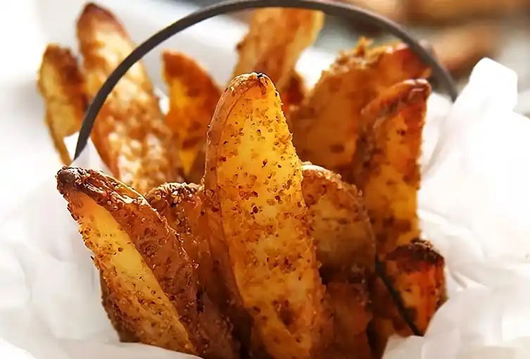 Receita Batatas Rústicas Crocantes no Forno Irresistível