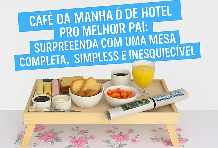 Café da Manhã de Hotel para o Melhor Pai