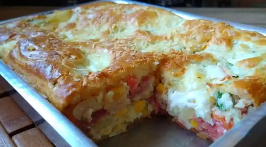 Torta Salgada Fácil de Liquidificador Torta Salgada Fácil de Liquidificador