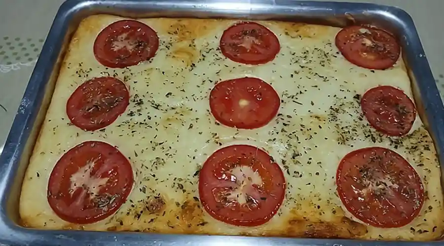 Receita Pizza de Forno que fica pronta rapidinho! Receita Pizza de Forno que fica pronta rapidinho!