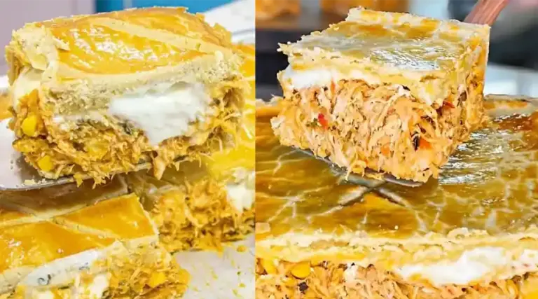 Receita Empadão de Frango Cremoso