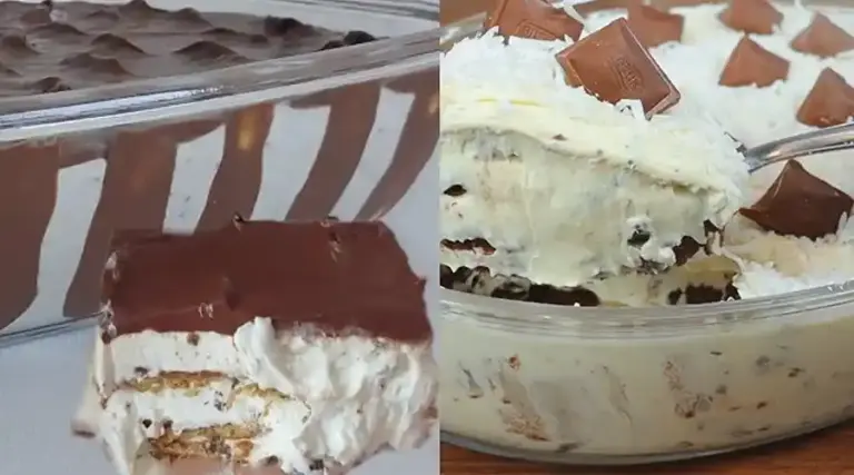 Receita Pavê Gelado de Moça